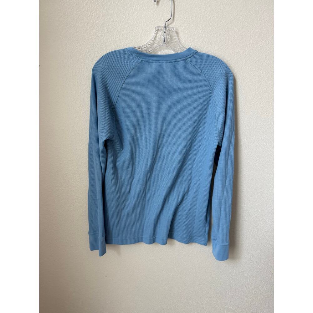 Outdoor Voices Men’s Long Sleeve Waffle Knit Top Blue Size XS - Picture 6 of 7